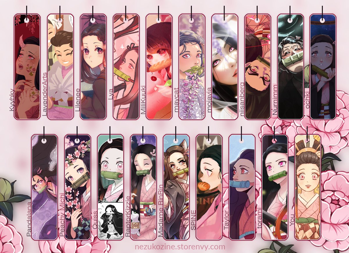NezukoZine's tweet photo. Previews of all the gorgeous work included in the zine! https://t.co/X9FDJj9cBF