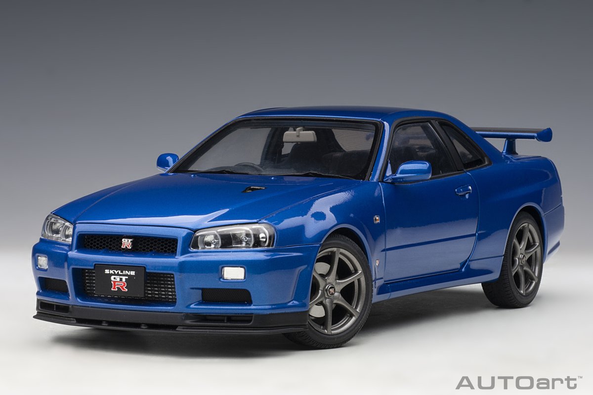 非売品 1 18 V Spec Gt R R34 スカイライン 日産 オートアート ミニカー