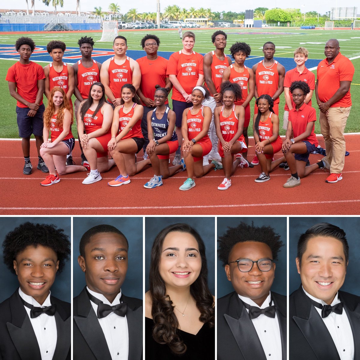 WALionsFTL's tweet photo. Track and Field celebrates their seniors! Even though the season was cut short, Audrey Aguiar, Joshua Eliacin, Donovan Lassiter, Steven Tinsley, and David Zhu deserve our praise for their hard work! We wish these student-athletes well in their future endeavors. Go Lions! https://t.co/ATUS9OZPnr