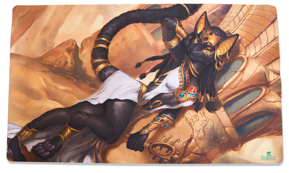 If you look away, you just might miss out.  I've got a handful of these playmats left and I won't be reprinting them. Pick up yours now before she gets away!
sixthleafcloverstore.com/collections/pl…
#MerchandiseMonday