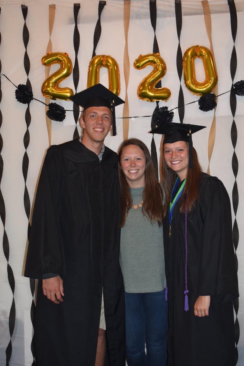 CkslaterKim's tweet photo. We did it @Slater_Curtis_  all 3 of them have a degree and all 3 in or onto grad school!!  Congratulations @Austinslater10 &amp; @_AbbySlater 🤓 https://t.co/rQ25L1tsT6