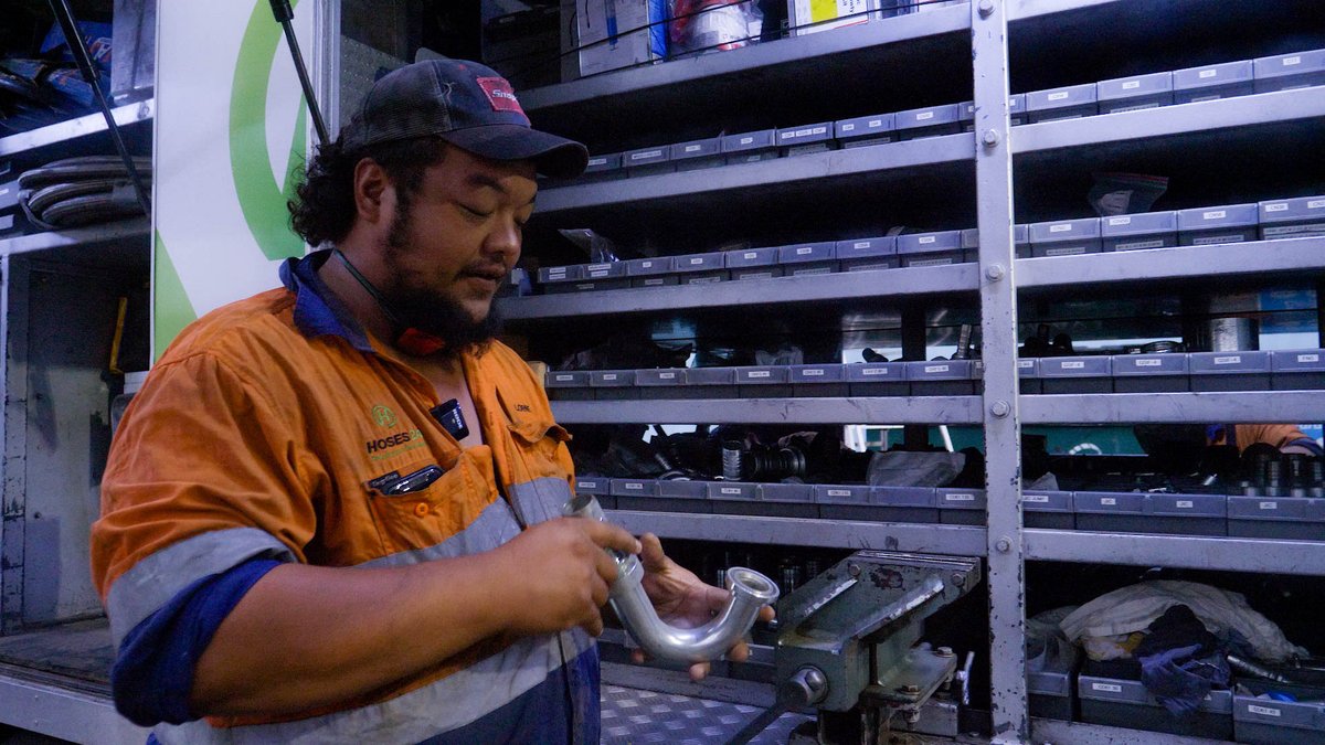 hoses24's tweet photo. We have a new film showcasing this week... Lorne will be taking us on a tour of his truck and highlighting special parts customers require from time to time. 
He's a bit of a character so stay tuned!! 

#servicetechnician #mining #showcase #business https://t.co/u8vfeXqN01