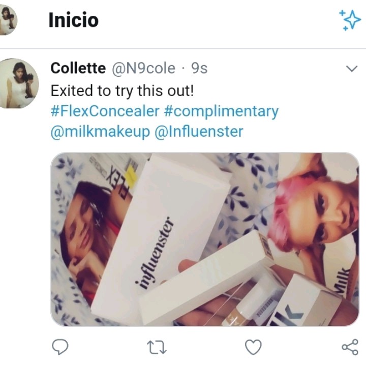 N9cole's tweet photo. Ready to try this out!
#FlexConcealer #complimentary @milkmakeup @Influenster https://t.co/EgxNieR1y9