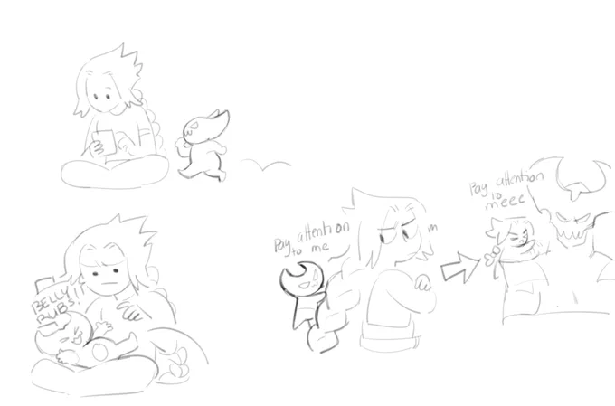 a Whole dump of doodles from tonight 