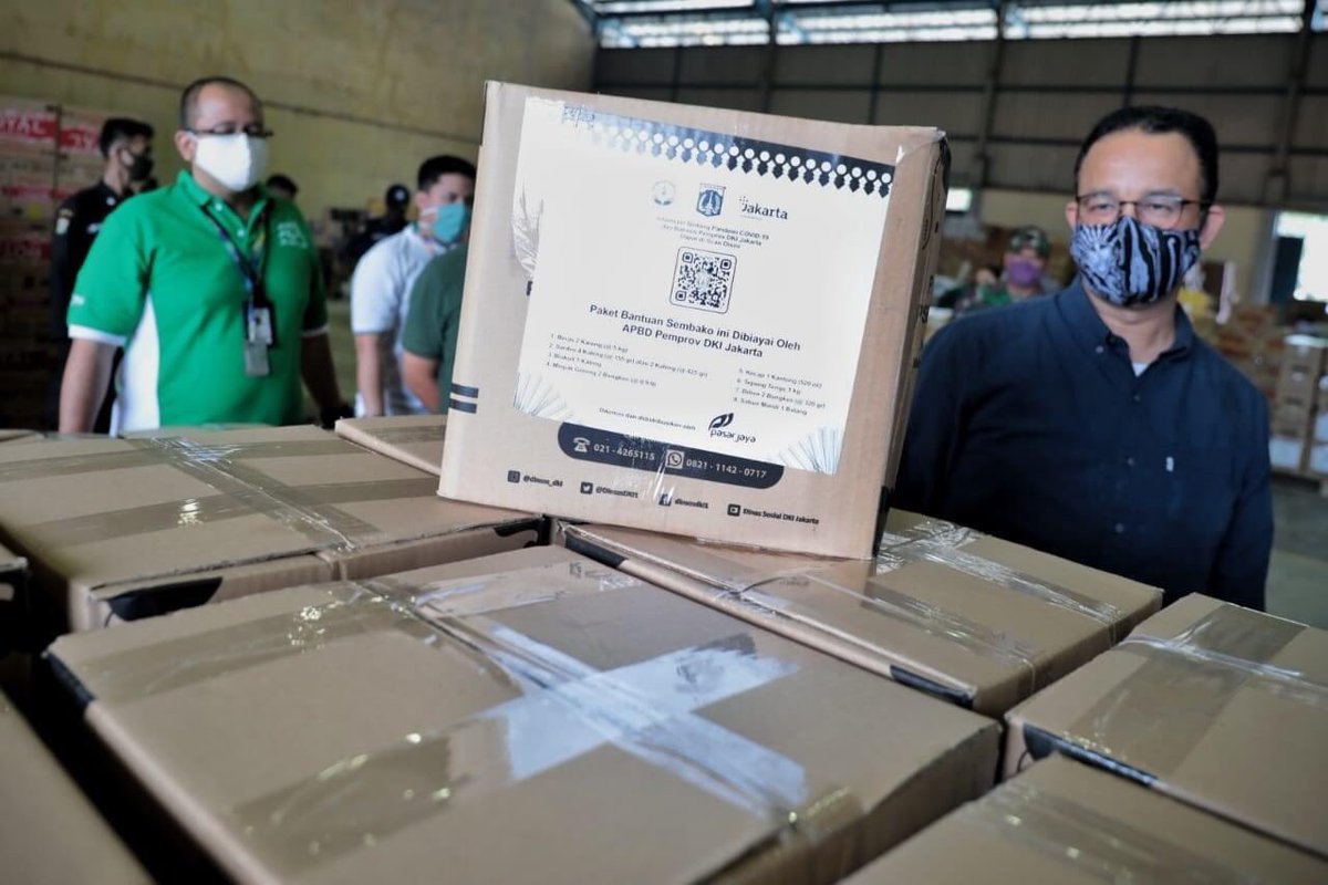 Sejak 14 Mei 2020 lalu Pemprov DKI Jakarta sudah kembali menyalurkan bantuan sembako kepada warga, yang karena kondisi perekonomian masa pandemi, membutuhkan bantuan.

facebook.com/18283837175315…