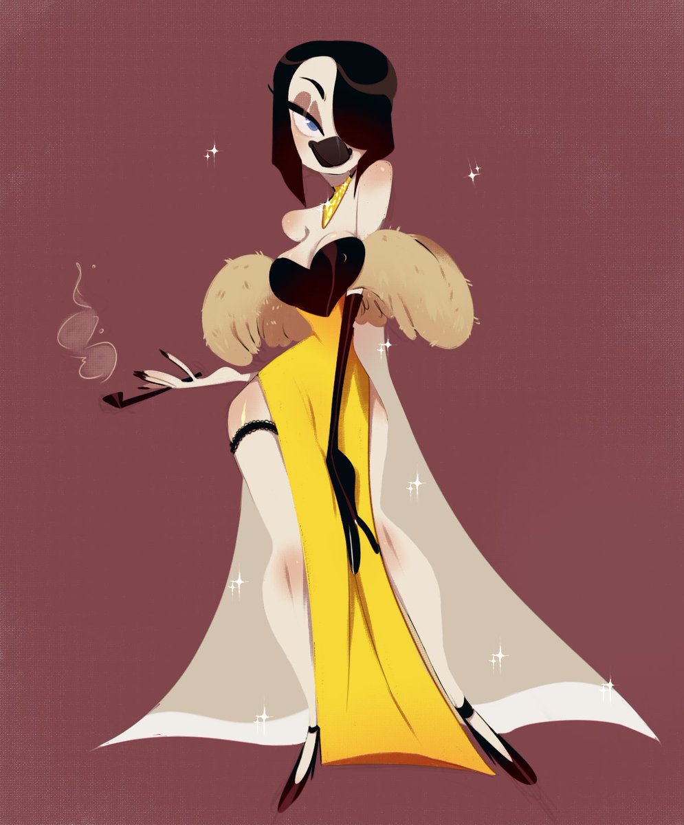LehiColmillos's tweet photo. Here is the finished drawing, I had finished it days before opening commissions but I had forgotten to upload it, I hope you like it!

She is 𝓐𝓷𝓷 💀🖤✨

#ducktalesoc #ducktales #oc #digitalart #myart #skecth #lineless #birds https://t.co/PLv2HT32h8