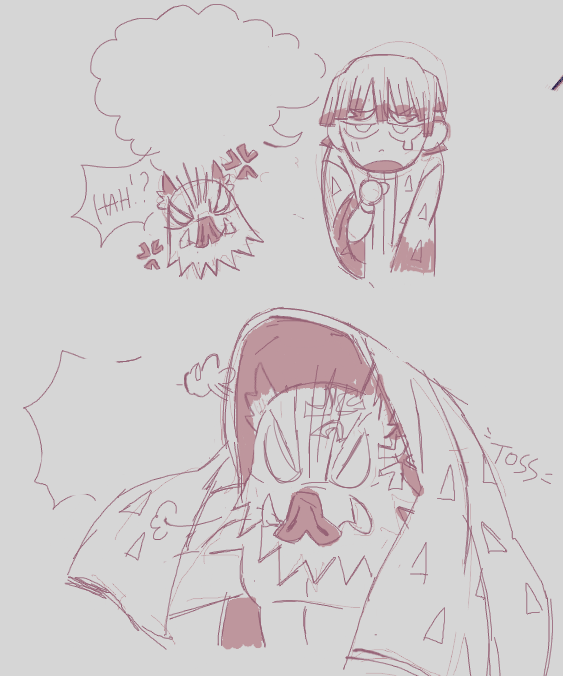 i think...this might have been my first inozen pic....wow....
i did 99% of the pics in this thread in drawpile and i do remember drawing this in front of a room of complete strangers. the words are lost to time but you don't really need them