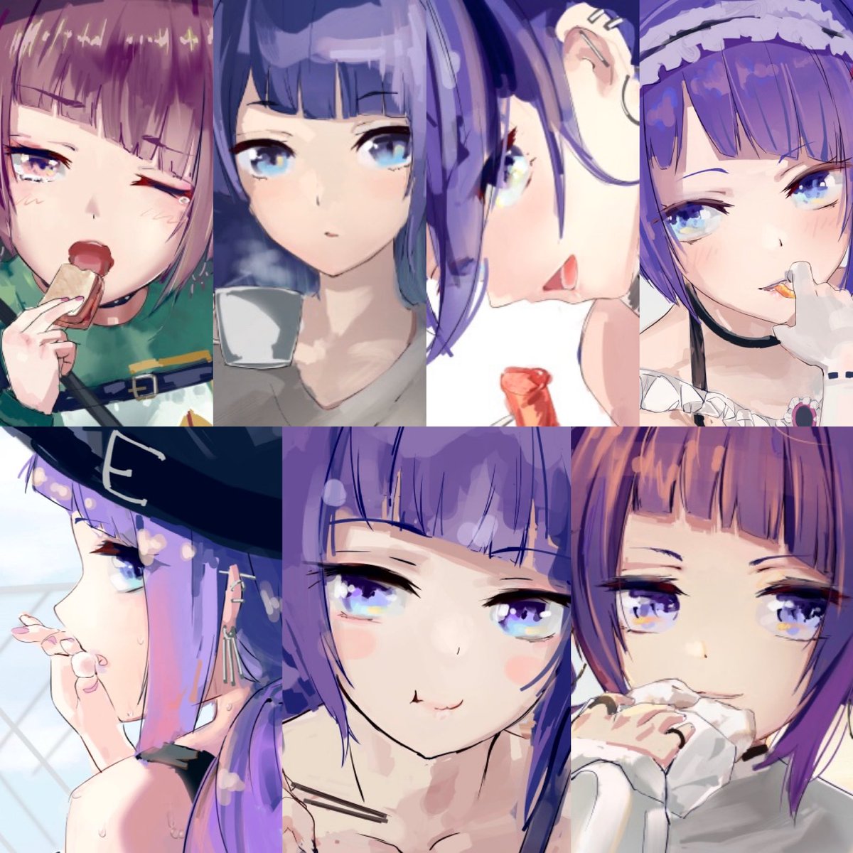 顔がよくないのかな〜〜並べてミソ 