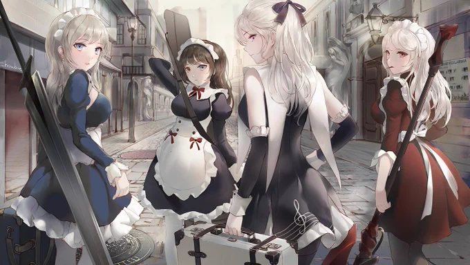バトルメイド育成ゲームを開発しています。 今冬発売予定です。 