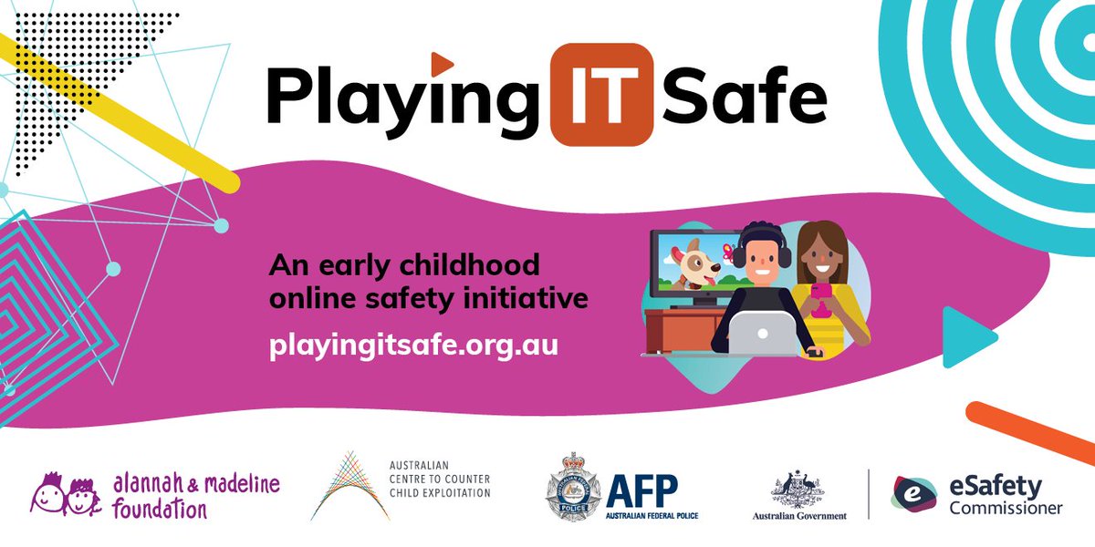 ThinkUKnow_Aus's tweet photo. Today @AlannahMadeline, @ACCCE_AUS, @AusFedPolice, and @eSafetyOffice launched #PlayingITSafe, an early learning resource for young children and their parents, carers and educators. #education #keepingkidssafeonline https://t.co/MTOuj9D535