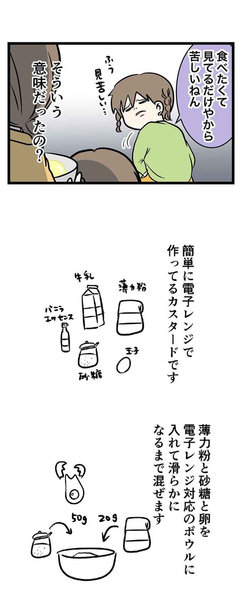 カスタードクリームを10分で作る方法 