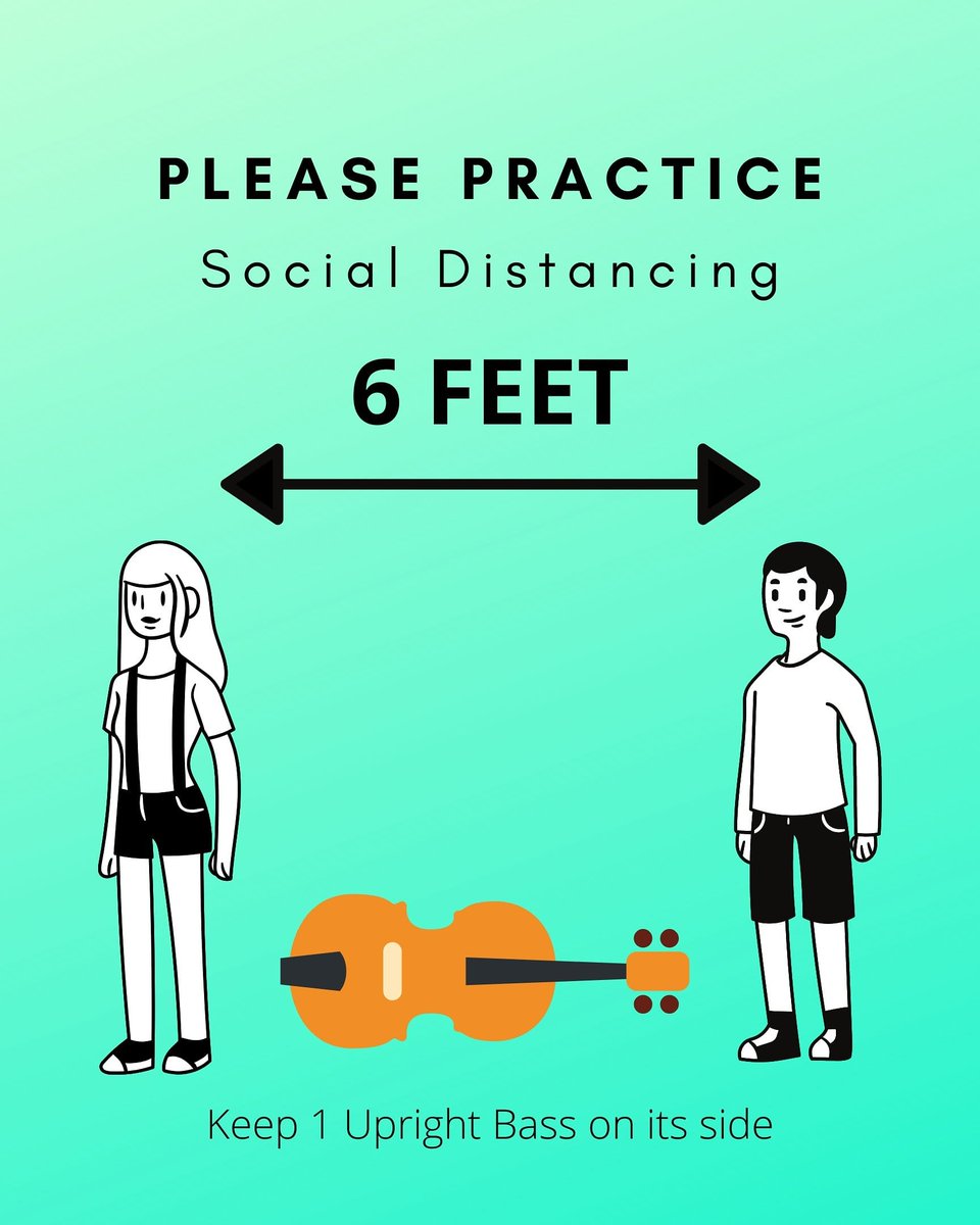 Don't forget to PRACTICE social distancing.
