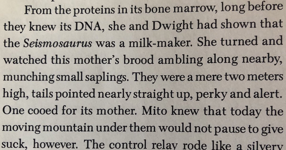 There’s a surprising amount of  #AllYesterdays worthy speculation in mostly the sci-fi stories. Smart dinosaurs! Live-bearing dinosaurs! Lactating dinosaurs! LACTATING DINOSAURS?!?