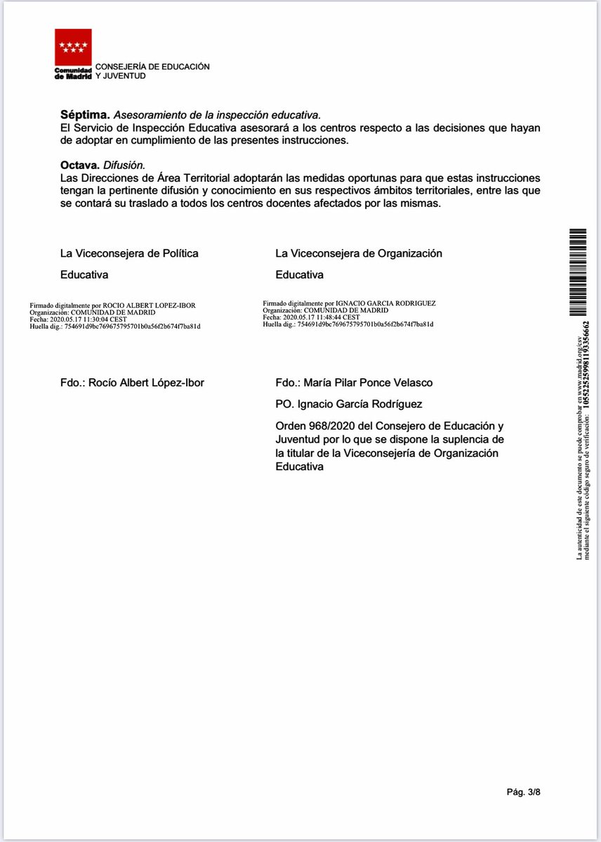 ecatolicmadrid's tweet photo. 1.- ¡Ojo! Ayer domingo se firmaron las Instrucciones sobre puesta en marcha de los centros docentes en las actividades permitidas en las fases 0 y 1 de la desescalada. Lo importante: el anexo que difundimos a continuación. https://t.co/43J15cWJfQ