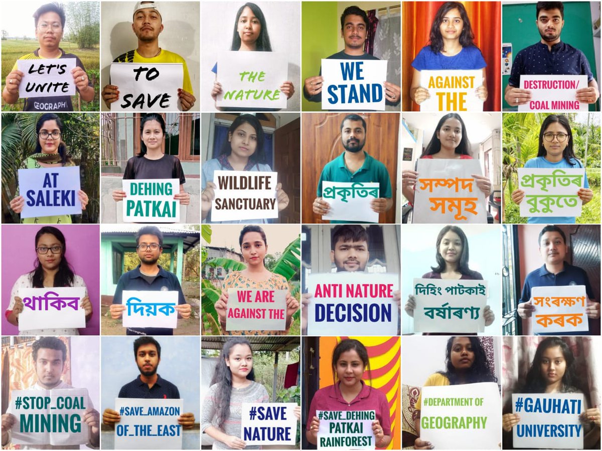 HarshaKataki's tweet photo. #Save_Amazon_of_the_East
#Save_Dehing_Patkai
#gauhatiuniversity
#departmentofgeography https://t.co/QCCcZXMLcy