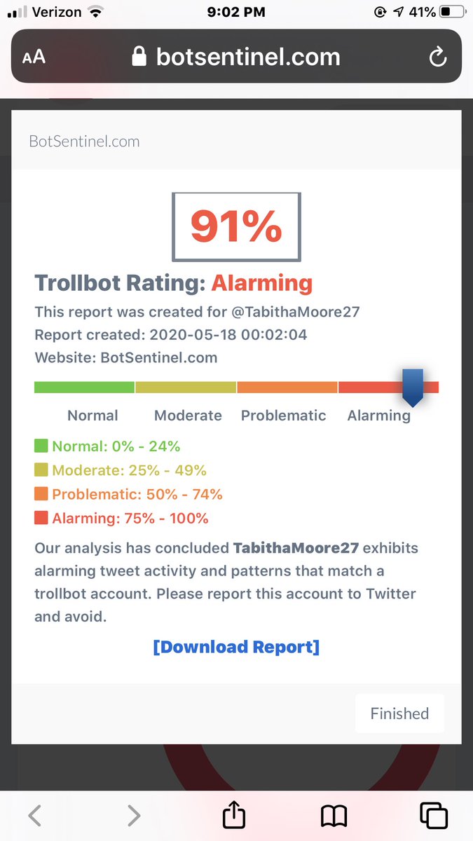 LovelyRita1022's tweet photo. @TabithaMoore27 @JodieMoss76 @RepDougCollins @TabithaMoore27 directs us to Conspiracy Theories on YouTube as some kind of #Facts b/c Tabitha is a 91% “Alarming” #Trollbot just here to divide real Americans! #BotBeGone BLOCK &amp; REPORT @TwitterSupport https://t.co/LAm044kzvo