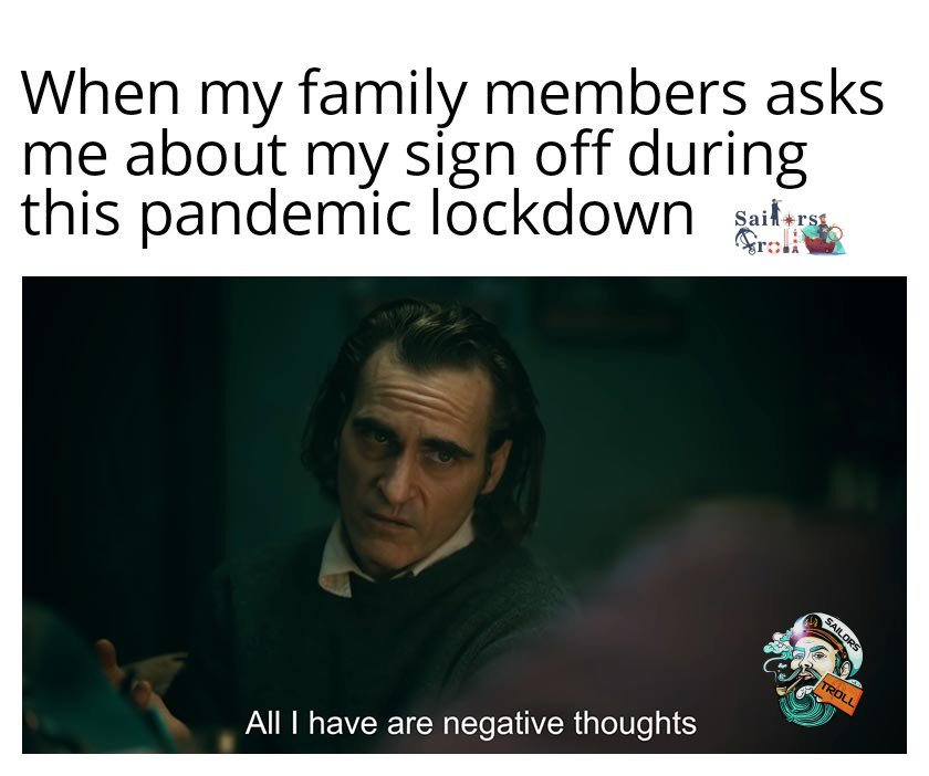 Sailors_troll's tweet photo. Caption needed? Picture says it all...
Follow us on fb &amp; Instagram @sailors_troll

#sailors #signoff #maritimefamily #negativeenergy #seawoman #sealife #shipcrewlife #marinha #sailorstroll #shippie #seamanlife⚓️ #lockdown2020😷 #navigators #marineengineers #sailorsparithabangal https://t.co/9Ke7D9uySq