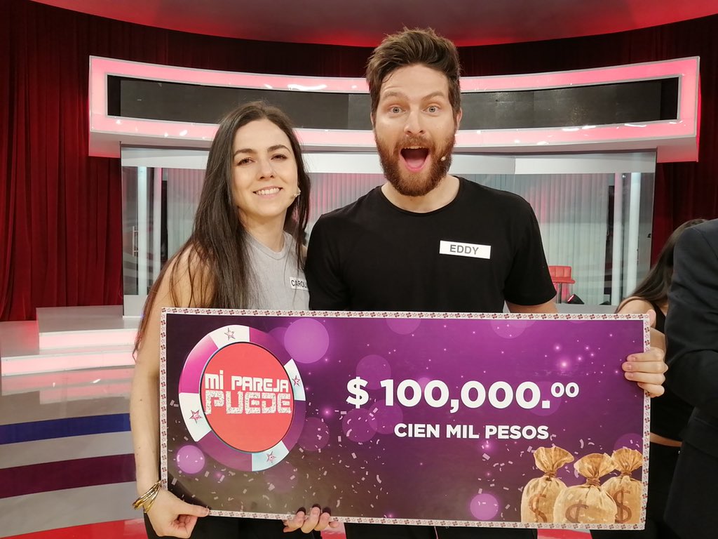 miparejapuede's tweet photo. ¡Ya tenemos ganadores! 😎 @edvilard y Caro ya tienen el varo, ahora esperamos que se hagan novios. 🎯❤️

#MiParejaPuedeVIP https://t.co/h4O2yeanI2
