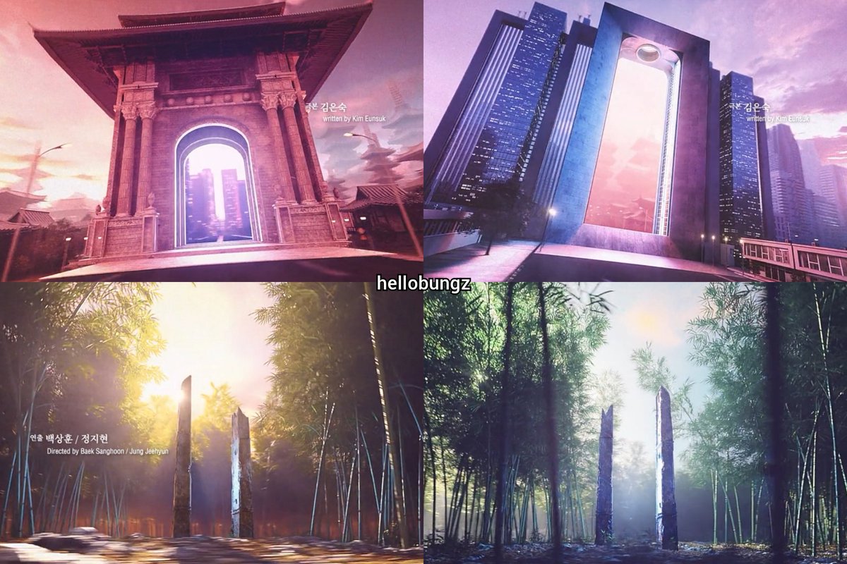 There are 3 gates that connect the two parallel worlds. These three gates are used to go to the past, the present and the future using Manpasikjeok. Or maybe will be four gates according these pictures.... #더킹영원의군주  #TheKingEternalMonarch