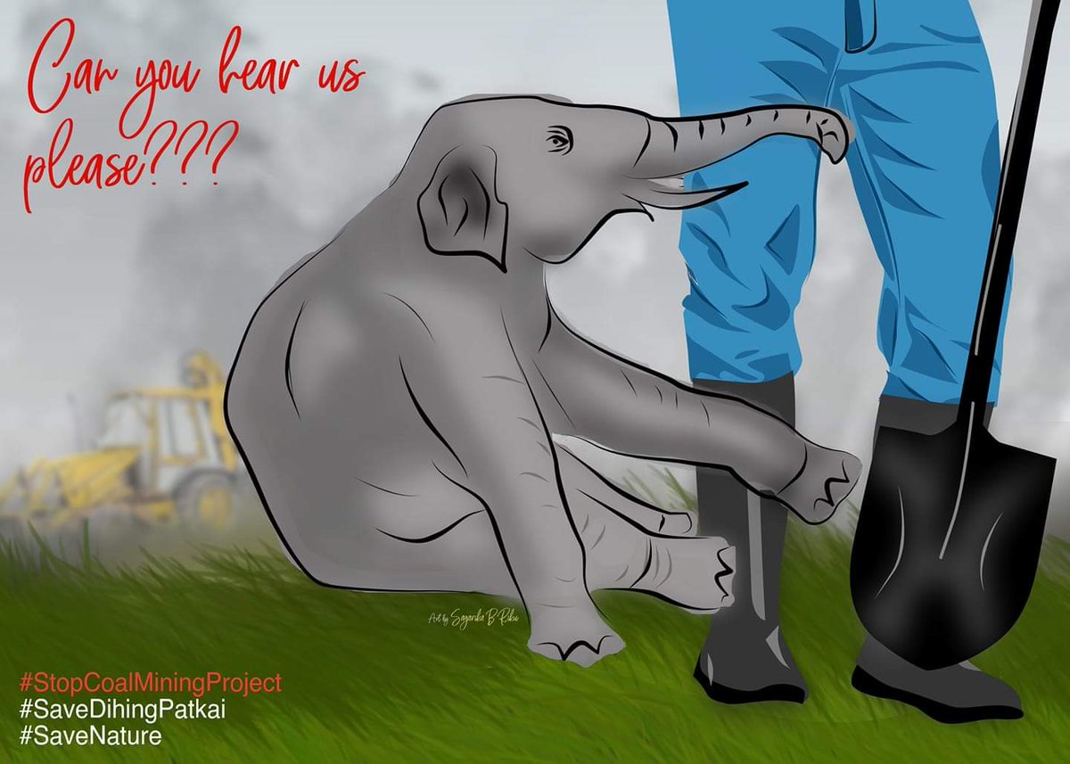 arnab76714693's tweet photo. #savedehingpatkai #stopecoalmining 
@sagarikaBriku https://t.co/EEyhQrQYXk