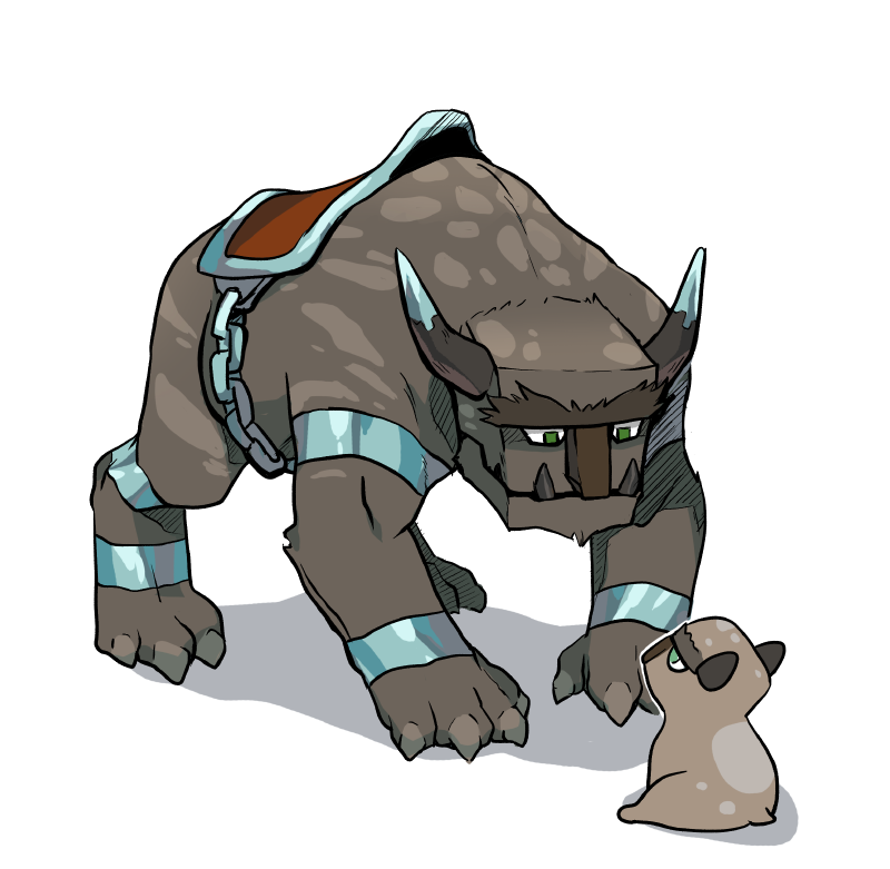 dew_whisky's tweet photo. Request of a Ravager and baby Ravager! #Minecraft https://t.co/hiIGtnhEYd