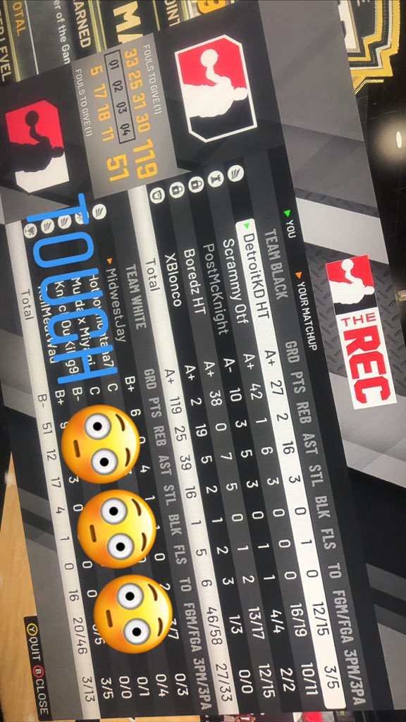 Detroit_Kd's tweet image. We Come For Necks Every Game No Cap 😂🐐 @BoredzHT #2k20 #2kRec #Elite2 #Elite3Grind