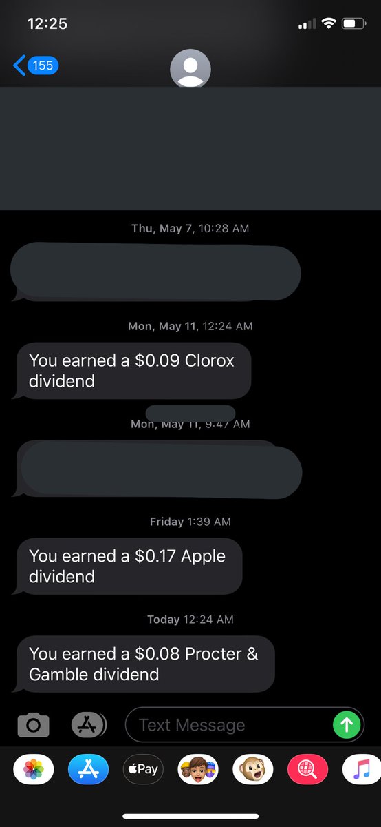 It might not be much but I love getting notifications from  @cashapp letting me know about my dividends. It might not be much but it’s more change than I had earlier this month. I don’t own full stocks of these, just fractional shares.It’s a brand new week, start investing!