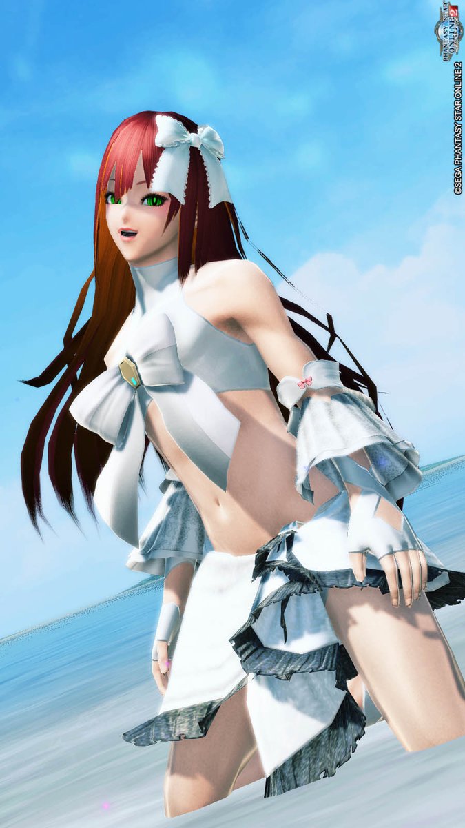 じーくじおん パテルマテル On Twitter 毎年水着を考える 胸のリボンは腰のアクセなので身体を捻ると若干ずれますがドウでしょう Pso2 Pso2男の娘同盟