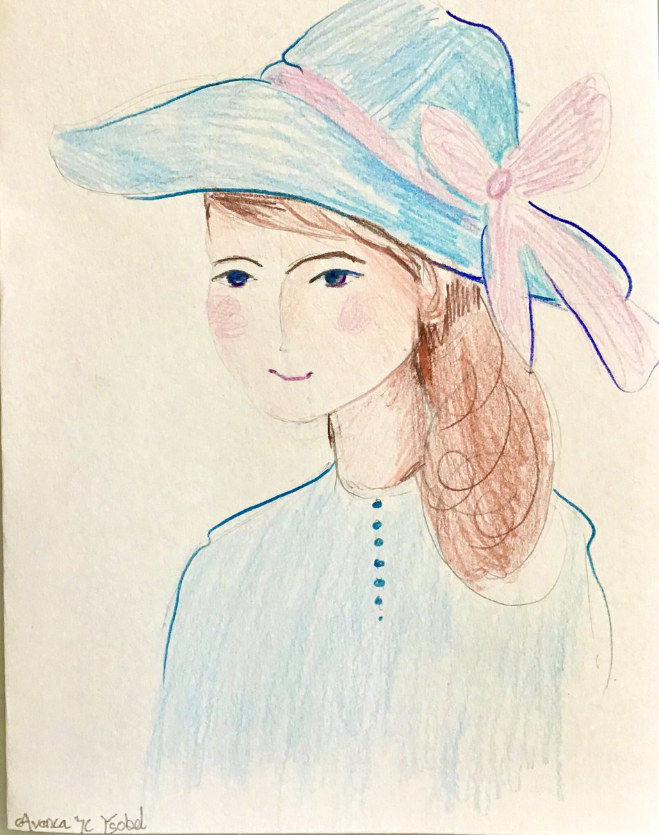 Year 4 are listening and responding to the Enigma Variations by Elgar. Avanca in ⁦<a href="/JPS_Year4/">JPS Year 4</a>⁩ drew this beautiful picture of how she imagines Ysobel from Variation 6, to look. ⁦<a href="/JPSDubai/">GEMS JPS</a>⁩