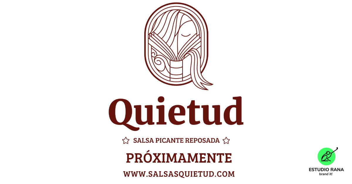 SalsasQuietud's tweet photo. #Quietud es ese momento en que parece que no pasa el tiempo mientras leemos un libro y… Magnífico trabajo de conceptualización y diseño de @EstudioRana @ramonmoron @ana.rojocanedoarguelles. #hotsauce #salsapicante #sabrosa #reposada. https://t.co/9KeZs2hvI9