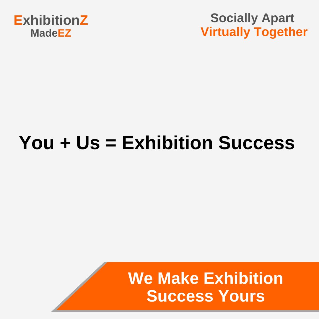 exhibition_z's tweet photo. Every Visitor, Every Exhibition, Every Strategy matters for success your exhibition. Letโs make it continue with ExhibitionZ. A success builder for every exhibition. Contact us : +91-9922181113
#ExhibitionZ #Exhibition #VirtualBooth #VirtualView
#VirtualExhibitionZ #Exhibition https://t.co/3UmTvbufvc