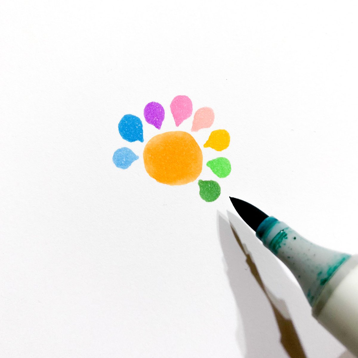 「コピックと色鉛筆で簡単に作れるテクスチャー。 」|窪之内 Eisaku 英策のイラスト