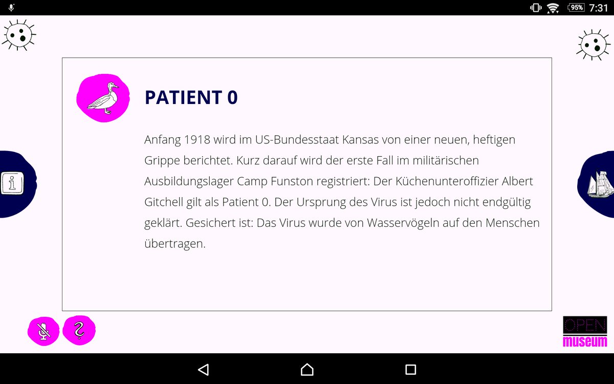 Anfang 1918 wird im US-Bundesstaat Kansas von einer neuen, heftigen Grippe berichtet. Kurz darauf wird der erste Fall im militärischen Ausbildungslager Camp Funston registriert: Der Küchenunteroffizier Albert Gitchell gilt als Patient 0. open-museum.ch #openaccess