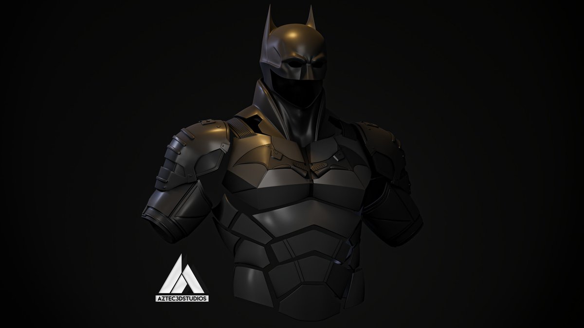 Aztec3DStudios's tweet photo. First version of #robertpattinson Batman armor featured in next years #TheBatman  movie. Starting price at $300 for the STL files. The first 15 people who buys it now will get updated files from here on until the film releases.

DM if Interested, and whats to be included! https://t.co/uvcLYllExd