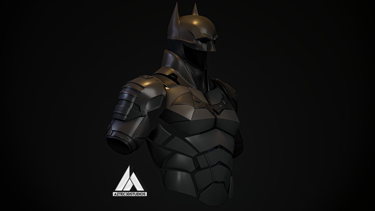 Aztec3DStudios's tweet photo. First version of #robertpattinson Batman armor featured in next years #TheBatman  movie. Starting price at $300 for the STL files. The first 15 people who buys it now will get updated files from here on until the film releases.

DM if Interested, and whats to be included! https://t.co/uvcLYllExd