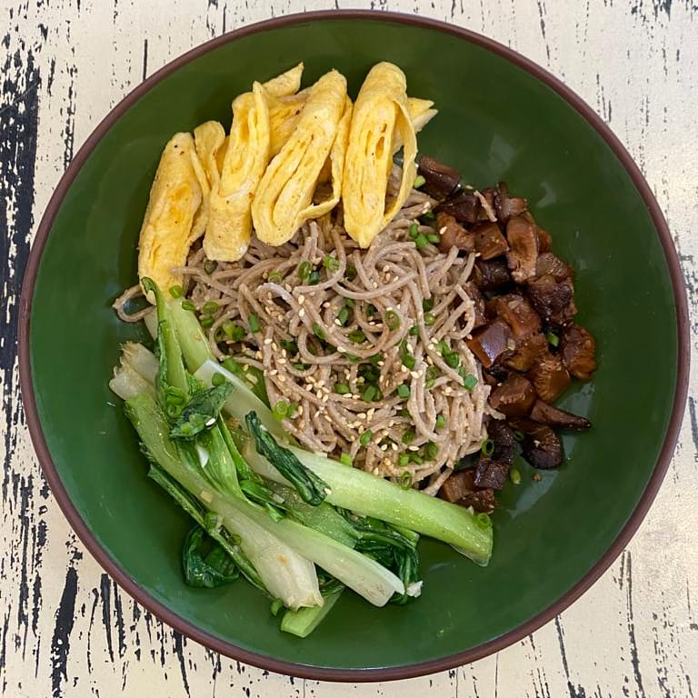 LifeFoodLK's tweet photo. Mondays are so-ba good with New Sensei!

Try our newest addition, New Sensei - soba noodles with a creamy sesame dressing, Japanese omelette, stir fried bok choy and marinated shiitake mushrooms topped with toasted sesame seeds and spring onions. 

#lifefoodlk https://t.co/SALp8oEl6d