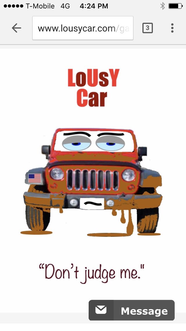 LousyCar's tweet photo. LoUsY Car - Loan Us Your Car #rideshare #save #meh https://t.co/lG5xSdOL6t