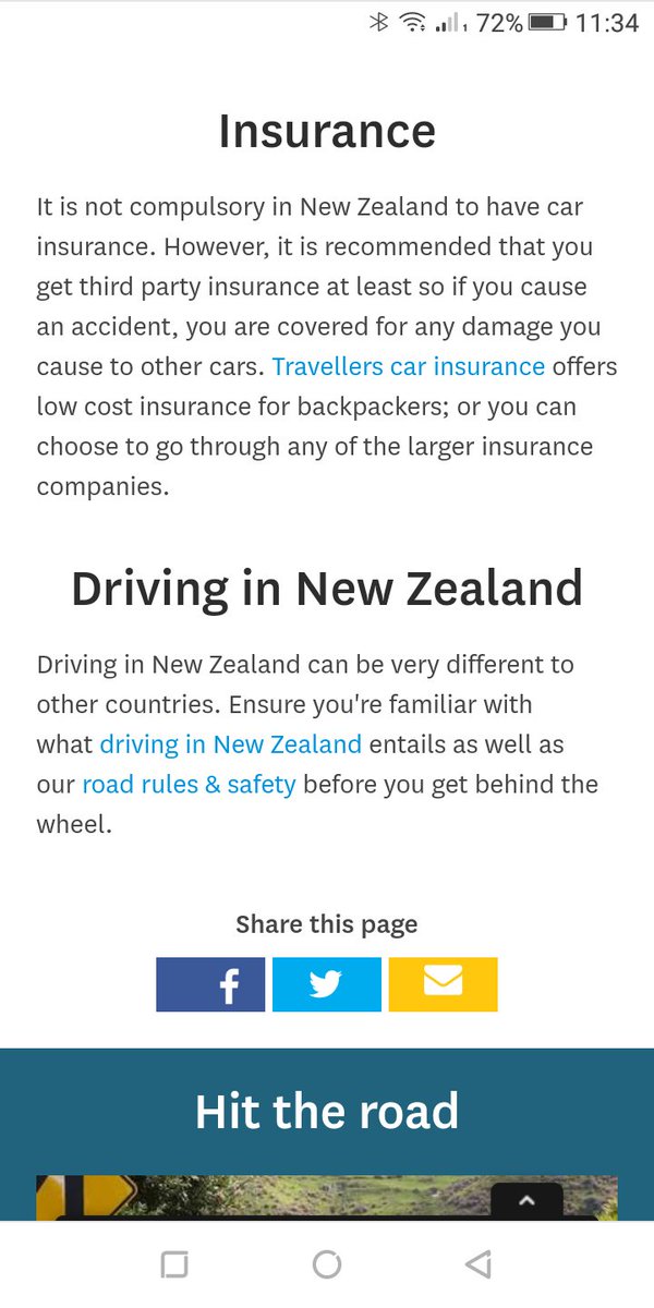Aulden_Woodlawn's tweet image. Car insurance in New Zealand is optional, thus the cost of running a car is about one third of what it is in  Ireland or UK. #Todayrte

#insuranceRipOff