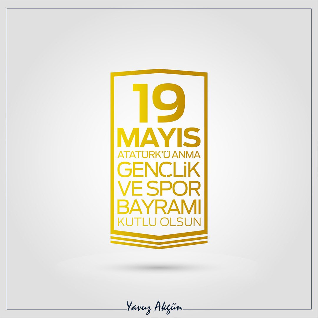 Özgürlük ve bağımsızlığımızı ateşini yakan Atatürk'ü Anma Gençlik ve Spor Bayramımızı yürekten kutluyorum.