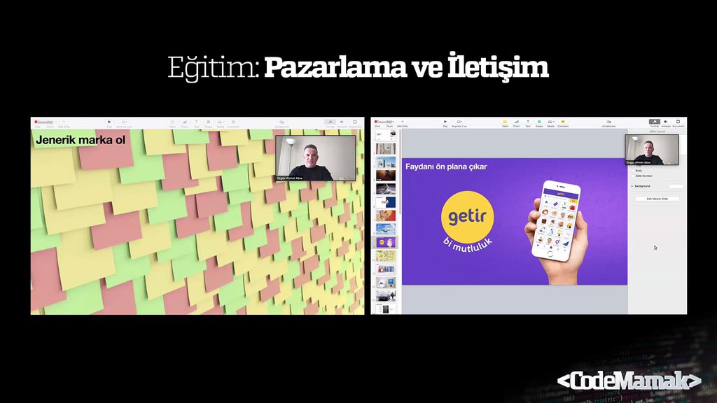 “Markalar ikiye ayrılır, logosu olanlar ve hikayesi olanlar”

Özgür Ahmet Köse

👨‍🏫👩‍🏫<CodeMamak> Eğitimleri

#CodeMamak