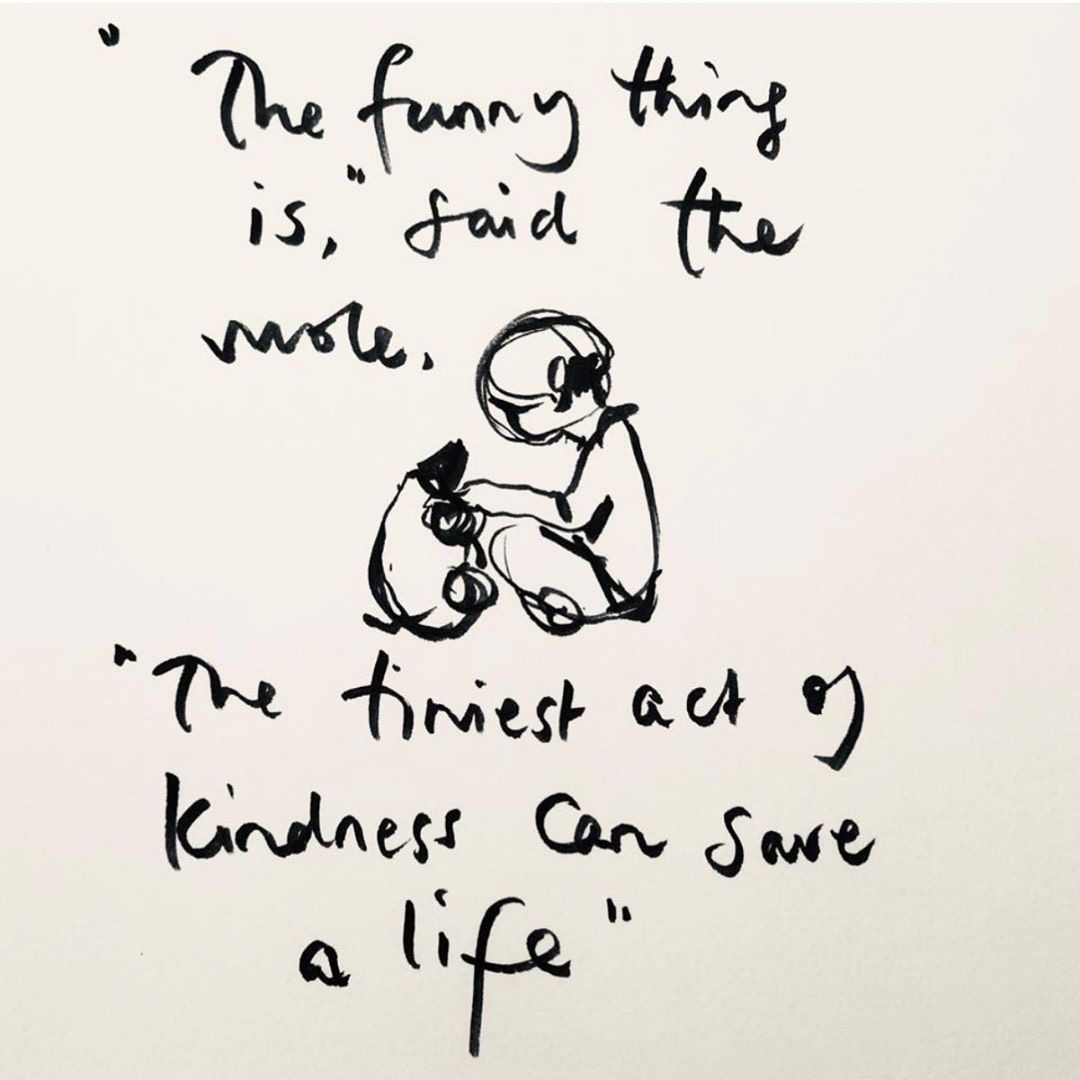 During #MentalHealthAwarenessWeek #MentalHealthAwarenessMonth we are focussing on the world of The Boy, The Mole, The Fox and The Horse by <a href="/charliemackesy/">charlie mackesy</a> 4 unlikely friends who always show that #KindnessMatters <a href="/mentalhealth/">Mental Health Foundation</a> 
For more info please go to  charliemackesy.com