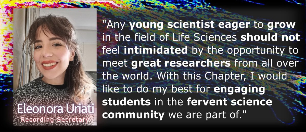 The role of Secretary is split between two members: today, you will meet Eleonora (<a href="/imstrawbella/">strawbella</a>), our Recording Secretary! Together with Francesco, she is responsible for the preparation of the media notices and the monthly meeting recordings. #stayathome #staytuned #biophysics