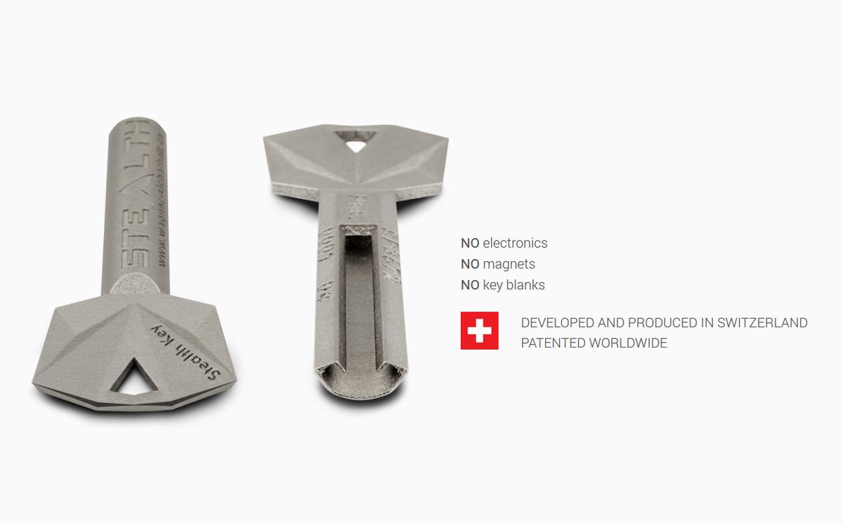 We rely on pure mechanics for the first and last barrier. #StealthKey #UrbanAlps