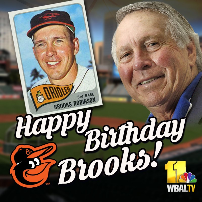On this date: Hall of Famer and Orioles great Brooks Robinson turns 83! HAPPY BIRTHDAY BROOKS!  