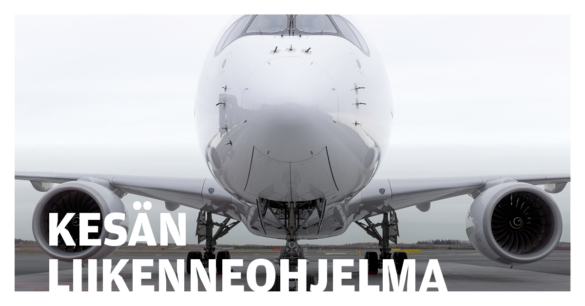 Olemme julkaisseet uuden liikenneohjelmamme: 1.7. alkaen lennämme noin 40 kohteeseen. Katso mitä reittejä operoimme ja lue kuinka reittisuunnittelu tapahtuu, kun matkustusrajoituksia aletaan hiljalleen purkaa: finnair.com/fi-fi/bluewing…