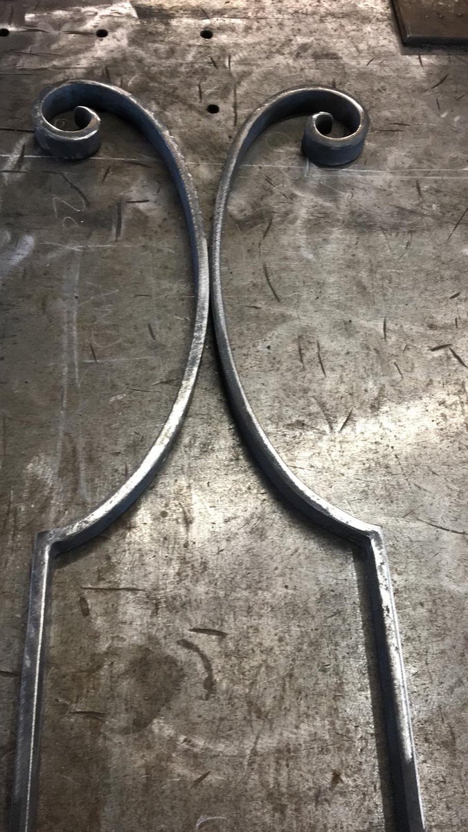 AWBMetalwork's tweet image. Handrail Newell post stays #blacksmithing #engineering #fabrication #handrail #handmade #newell #madeinherefordshire #weareopen