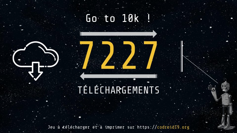 7 227 téléchargements en ce début de semaine ! Nous comptons sur vous pour atteindre les 10 000 :-D #partage #RT #merci #jeudesociete #deconfinement #covid19 #gestesbarrieres