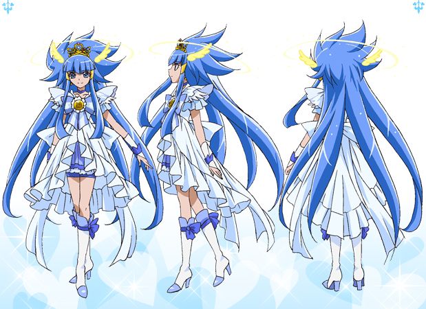 170. 스마일 프리큐어 - 큐어 뷰티 (아오키 레이카)

제보자님 : 첫번째 사진은 일반변신폼으로 오징어를 연상시키고, 프린세스폼(두 번째 사진)은...네, 소닉을 연상시키는게 특징입니다.

일종의 강화로 보입니다. 머리까지 한층 강력해진 모습, 보기 좋습니다.