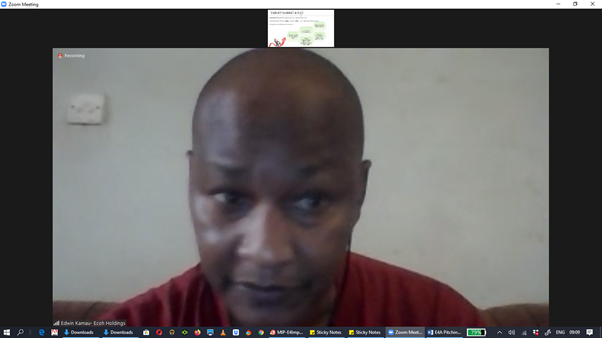 E4ImpactAfrica's tweet photo. #E4IPitching - Ecoholdings, uses proprietary technology to process solid waste into organic fertilizer and bio-vitalizer in under 24 hours, pitched to win a grant to automate fertilizer production to increase production and boost sales. All the best, @EdkamauEdwin https://t.co/kiY18w7WWi