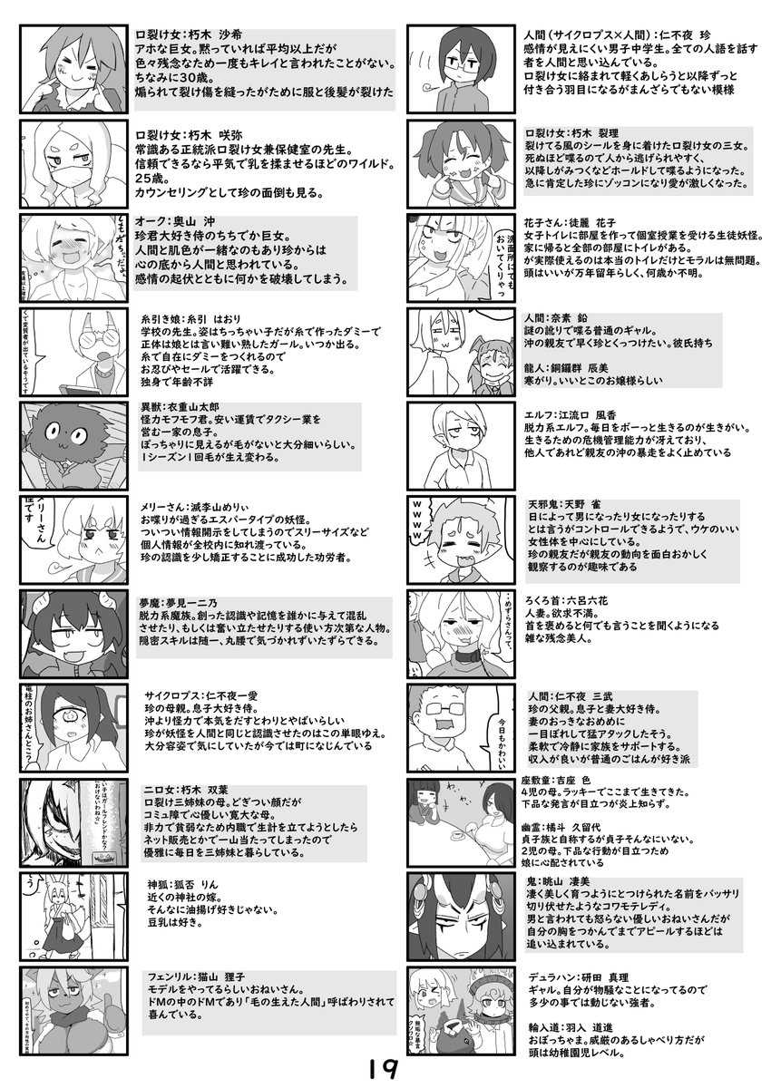 閃光 Pa Twitter 口裂け女の漫画のね 登場人物ぺージだけでも見て とんでもないから とらのあなさんとこになんとか申請 もしくは全容がピクファンで100円で見れるようになってますので気になったらぜひとも